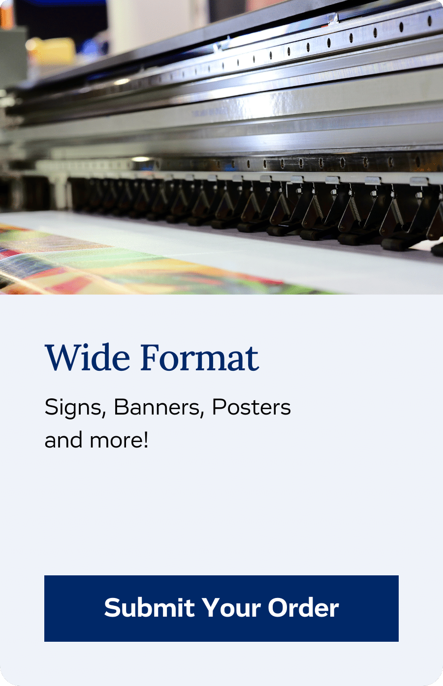Order Wide Format